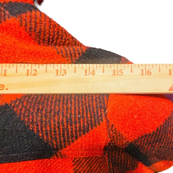 Urban Republic Rugged Lined Red/Black Buffalo Plaid Shacket Activewear Kids S8 - Picture 9 of 9